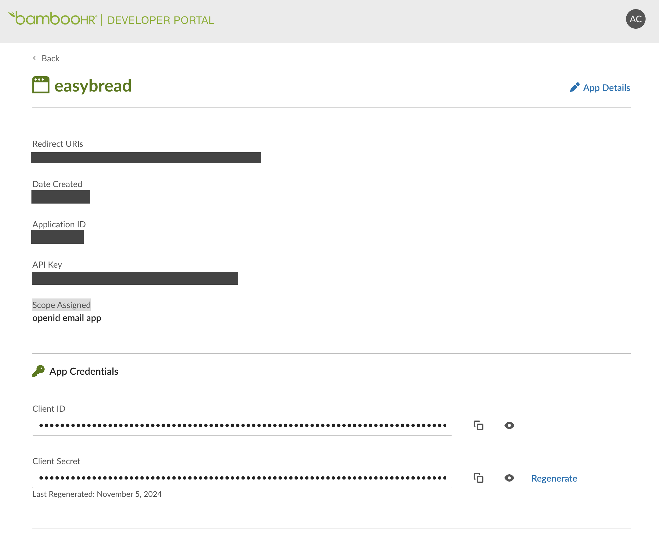 BambooHR Developer Portal